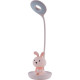 Настольная лампа LED с аккумулятором Bunny, розовый