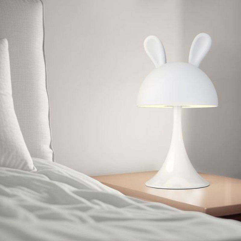 Светильник-ночник LED с аккумулятором Simple Bunny, белый