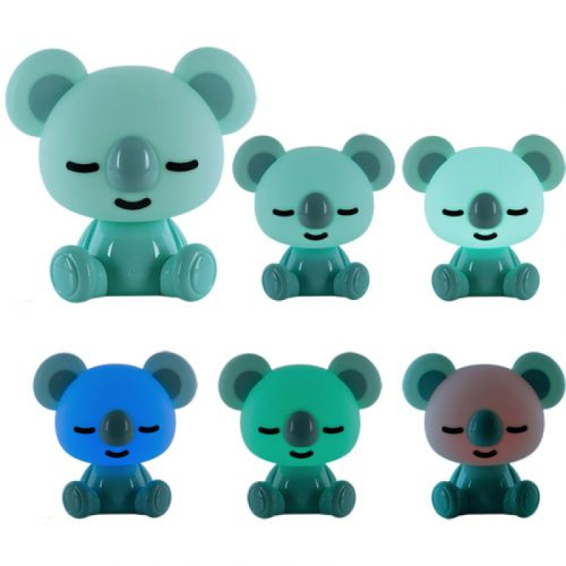 Светильник-ночник LED с аккумулятором Koala, зеленый