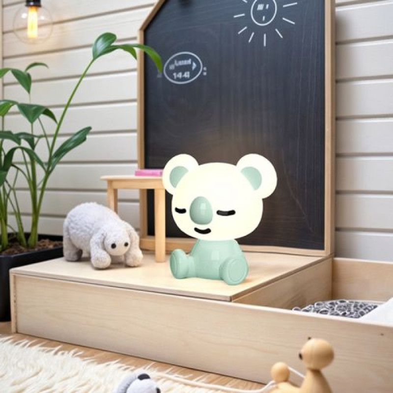 Светильник-ночник LED с аккумулятором Koala, зеленый