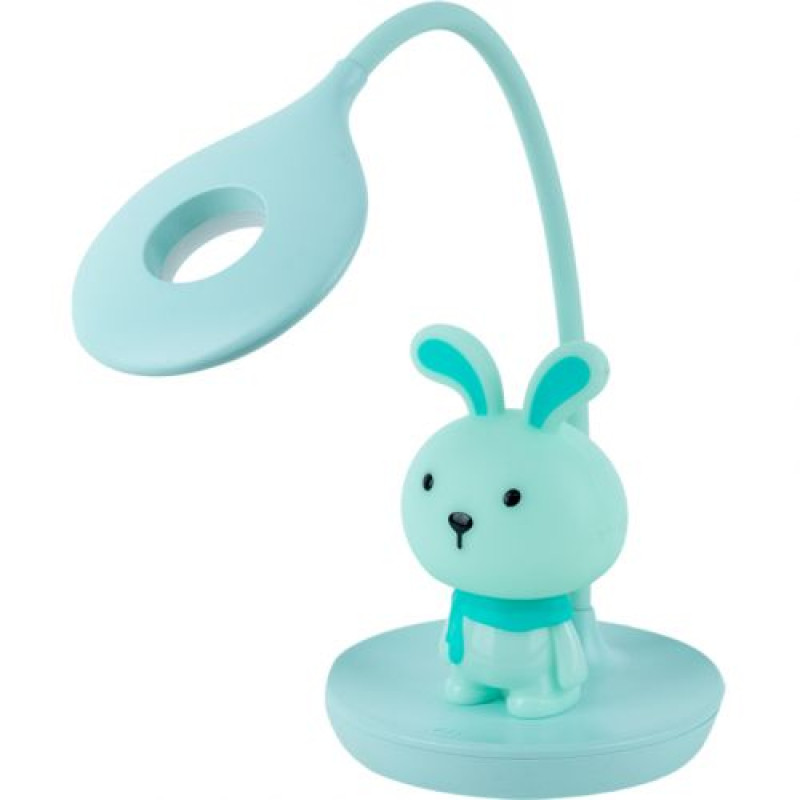 Настольная лампа LED с аккумулятором Bunny, зеленый