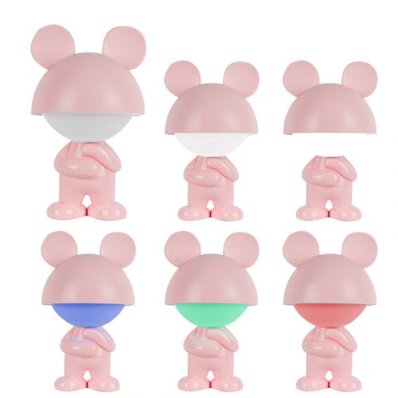 Світильник-нічник LED з акумулятором Dreamy Mouse, рожевий