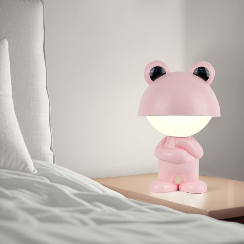 Светильник-ночник LED с аккумулятором Dreamy Froggy, розовый