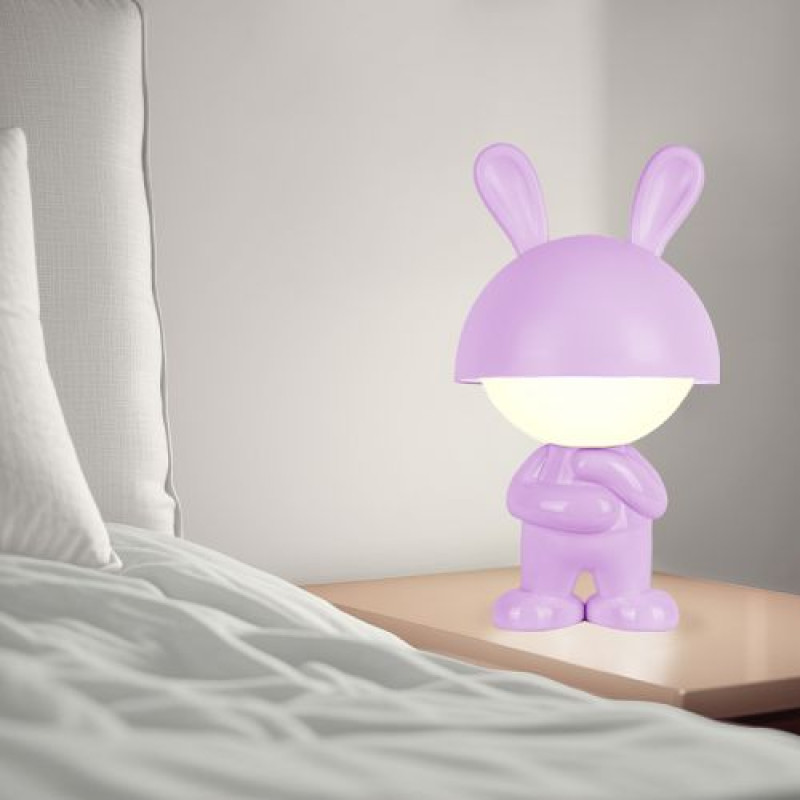 Світильник-нічник LED з акумулятором Dreamy Bunny,фіолетовий