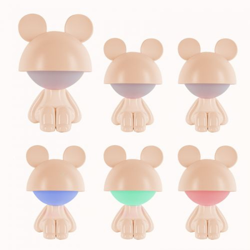Світильник-нічник LED з акумулятором Cute Mouse,персиковий