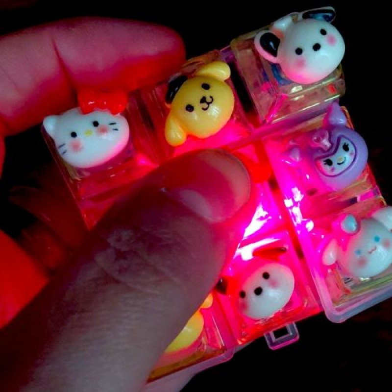 КЛАВІАТУРА-БРЕЛОК LED 9 КНОПОК (SANRIO) мікс