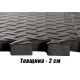 Татами мат EasyFit SwallowTail-2 4 шт (60х60х2 см) пазл ласточкин хвост с бортиком