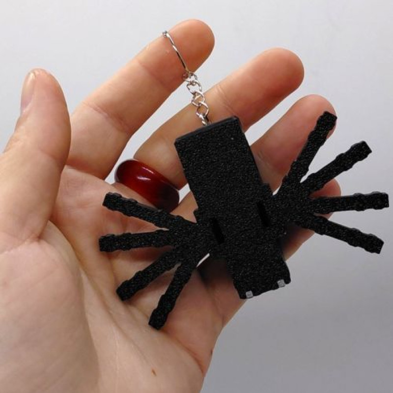 3D Брелоки MINECRAFT / МАЙНКРАФТ SPIDER / ПАВУК KEYCHAIN, 3D друк