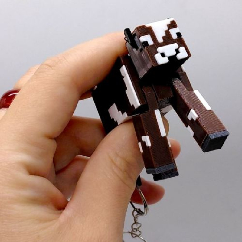 3D Брелоки MINECRAFT / МАЙНКРАФТ CHICKEN/ КУРКА KEYCHAIN, 3D друк