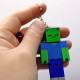 3D Брелоки MINECRAFT / МАЙНКРАФТ ZOMBIE / ЗОМБІ KEYCHAIN, 3D друк