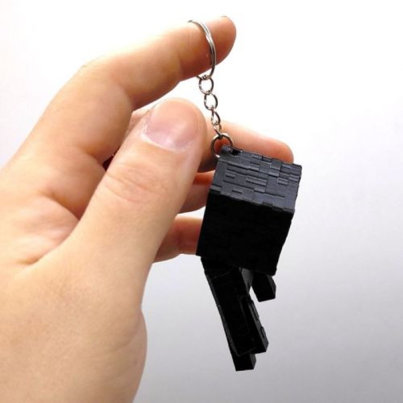 3D Брелоки MINECRAFT / МАЙНКРАФТ CHUBBY ENDERMAN / ЕНДЕРМЕН ГОЛОВАСТИК KEYCHAIN, 3D друк