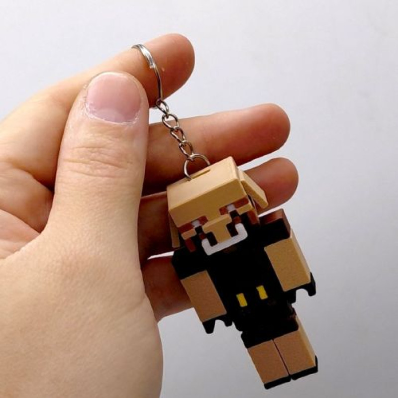 3D Брелоки MINECRAFT / МАЙНКРАФТ PIGLIN / ПІГЛІН KEYCHAIN, 3D друк
