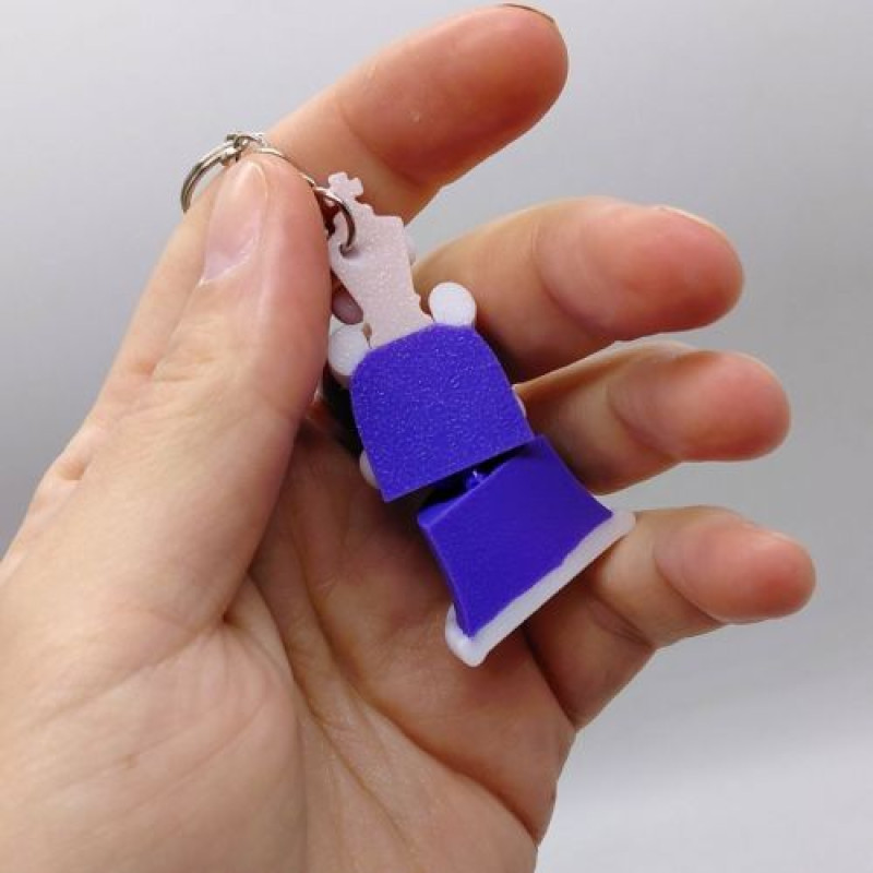 3D Брелоки FLEXI KINGER The Amazing Digital Circus / КІНГЕР ЦИФРОВИЙ ЦИРК KEYCHAIN, 3D друк