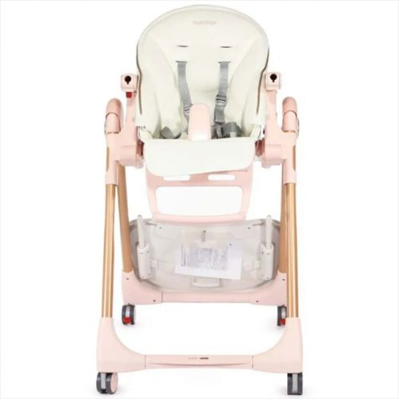 Стільчик для годування Peg-Perego Prima Pappa Follow Me рожеве золото