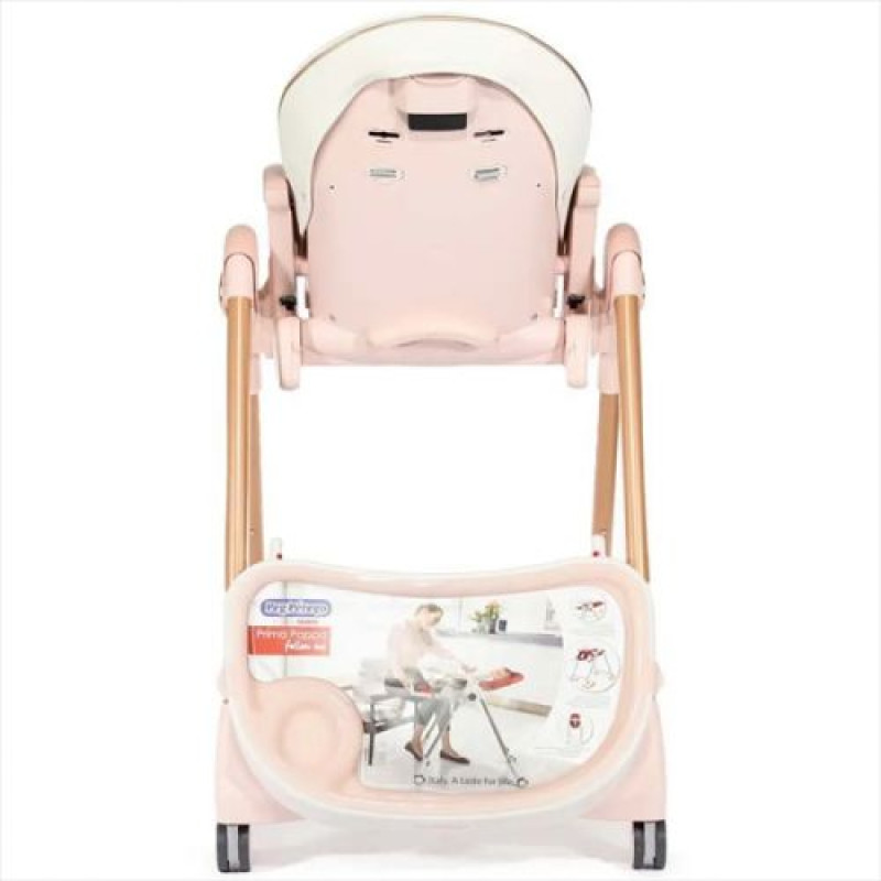 Стільчик для годування Peg-Perego Prima Pappa Follow Me рожеве золото