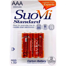 Батарейки “SuoMi” міні-пальчикові, ААА 1,5V (4 шт)