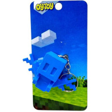 Брелок (3D друк) Minecraft Allay / Збирик Keychain, Блакитний