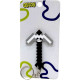 Брелок (3D друк) Minecraft Pickaxe Tool / Кайло Keychain, Залізний
