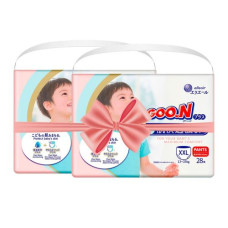 Трусики-підгузки Goo.N Plus для дітей (розмір 6(XXL), 13-25кг, 56шт)
