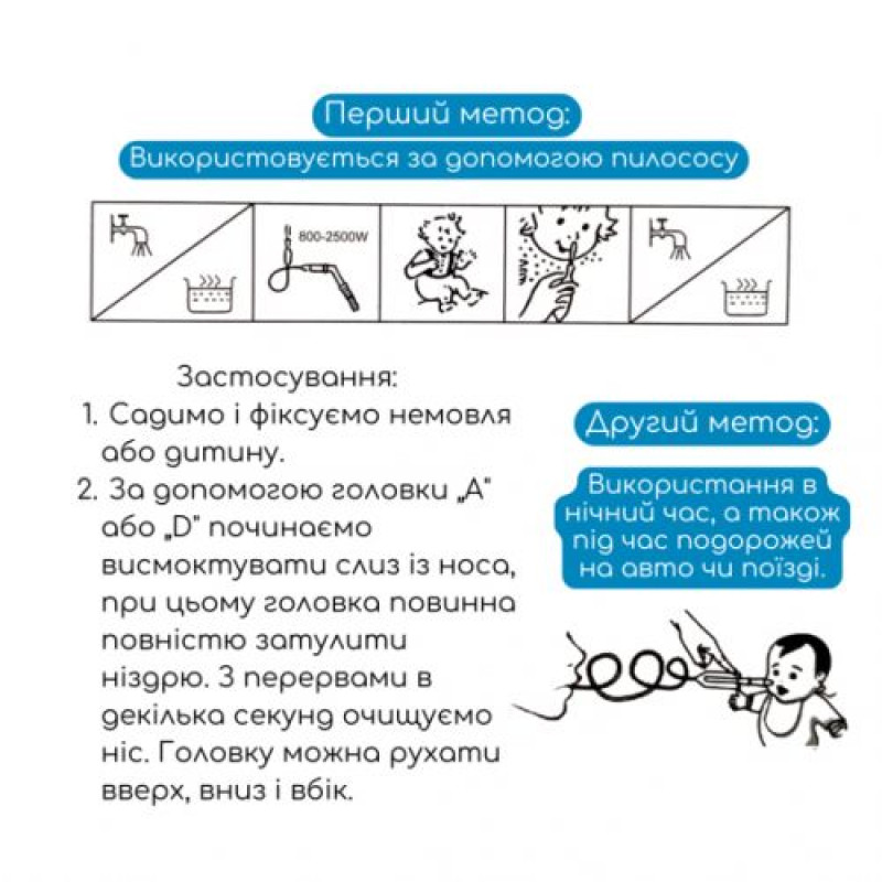 Назальний аспіратор дитячий 