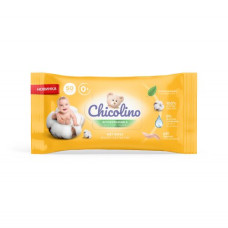 Chicolino, Серветки вологі для дітей та дорослих, біорозкладні, 50шт
