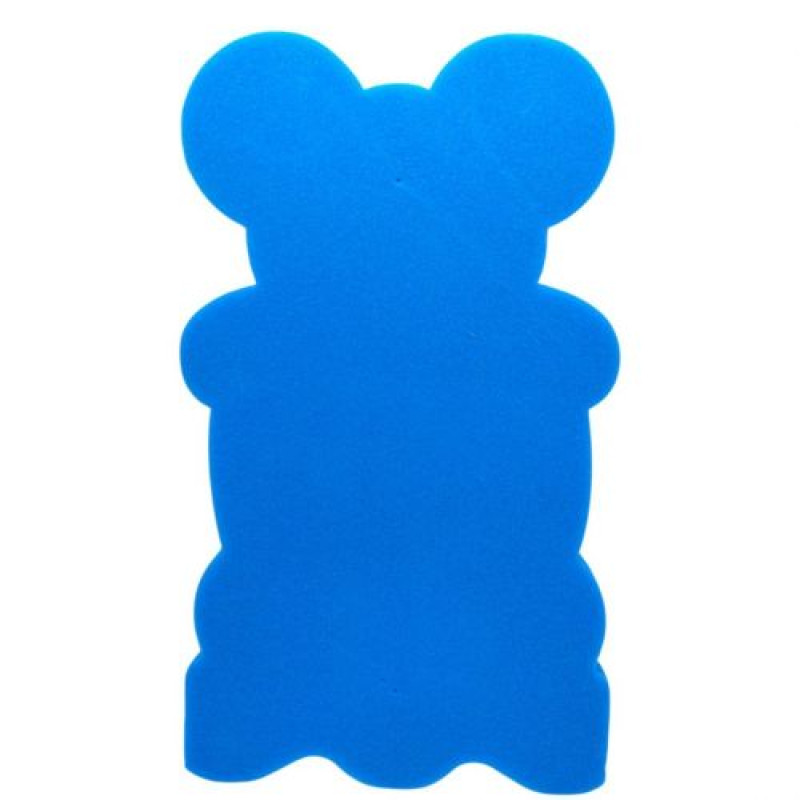 Килимок поролоновий у ванночку / великий (БЛАКИТНИЙ)