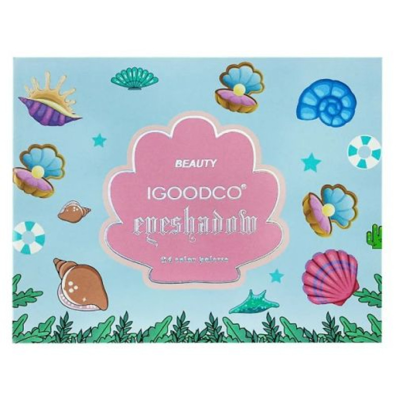 Косметика (палетка, тіні для повік, 24 цв, кисточка) короб. 16*13*1см