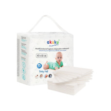 Одноразові підкладки Baby Soft 40x60cm 15 шт. Akuku A0500