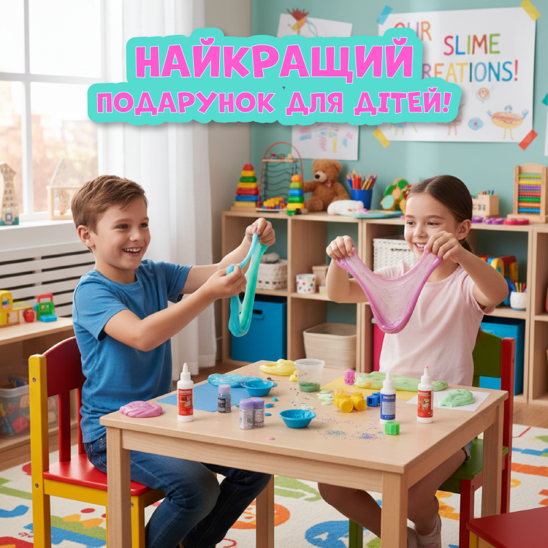 Набір для виготовлення слаймів, дитячий творчий набір своїми руками