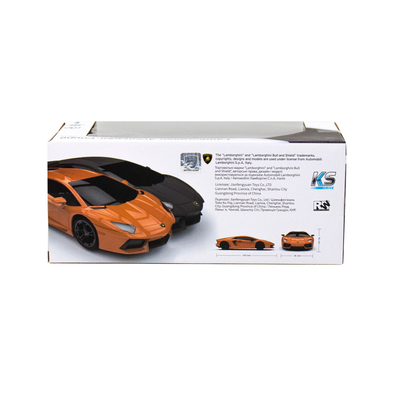 Автомобіль KS Drive на радіокеруванні  - Lamborghini Aventador LP 700-4 (1:24, 2.4Ghz, чорний)