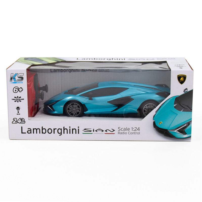Автомобіль KS Drive на радіокеруванні  - Lamborghini Sian (1:24, синій)