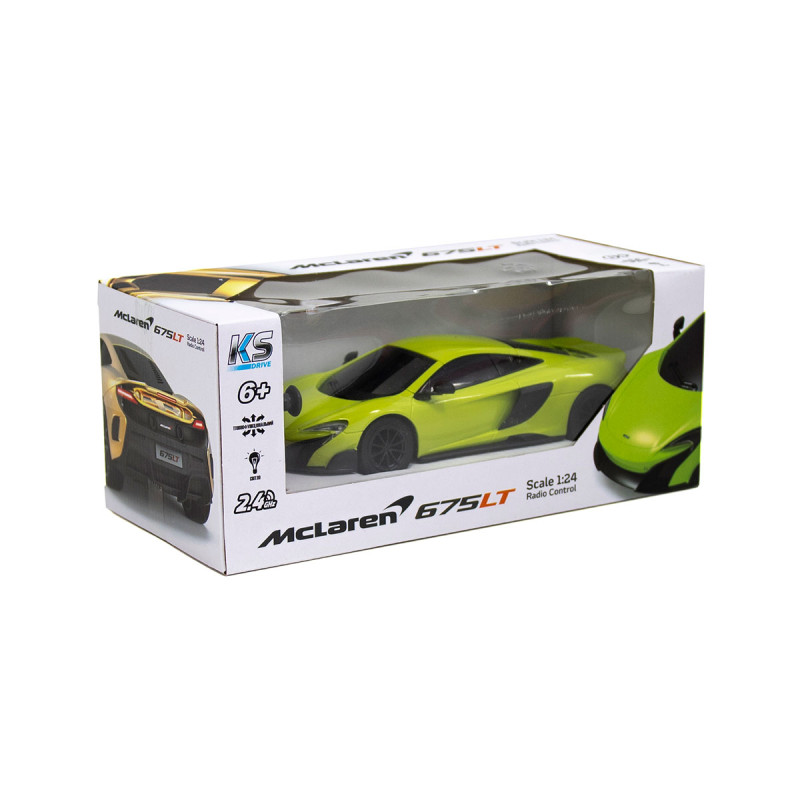 Автомобіль KS Drive на радіокеруванні  - Mclaren 675LT (1:24, 2.4Ghz, зелений)