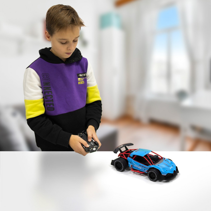 Автомобіль Gesture sensing на радіокеруванні та з сенсорним керуванням – Dizzy (блакитний, 1:16)