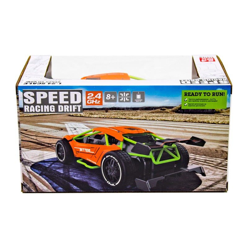 Автомобіль Speed racing drift на радіокеруванні – Bitter (оранжевий, 1:24)
