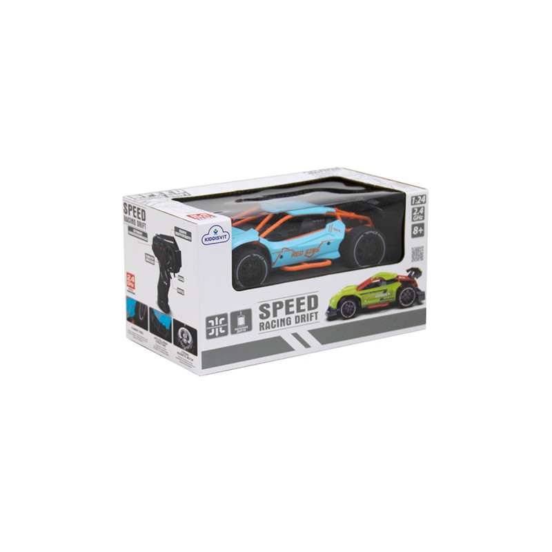 Автомобіль Speed racing drift на радіокеруванні – Red Sing (блакитний, 1:24)