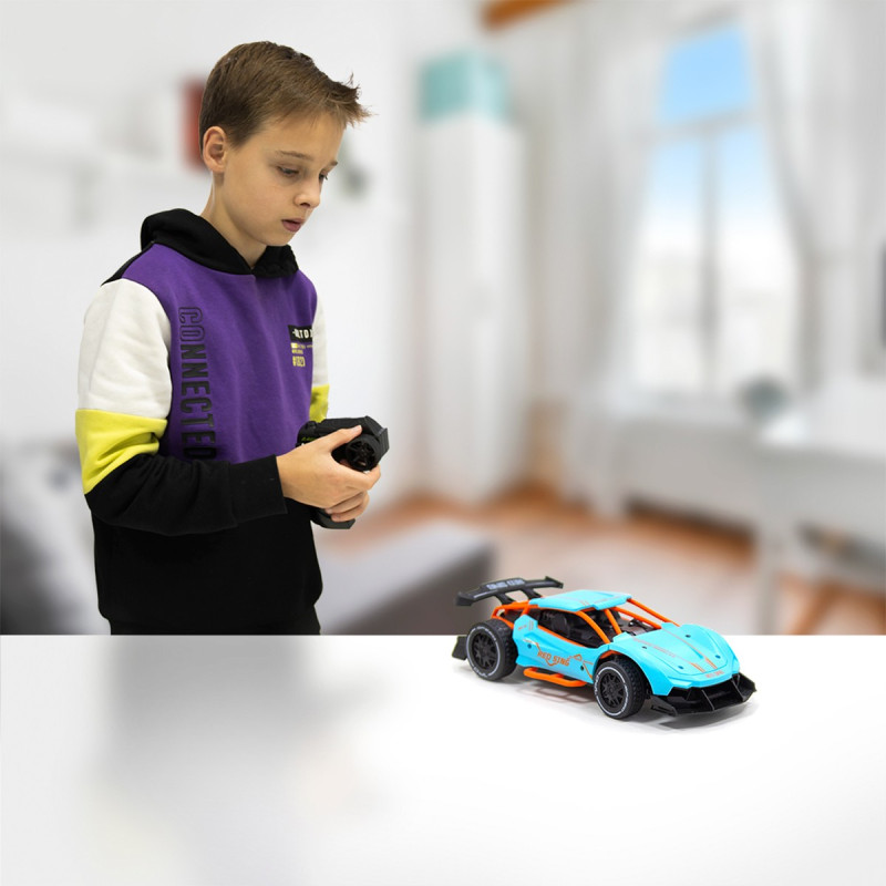 Автомобіль Speed racing drift на радіокеруванні – Red Sing (блакитний, 1:24)