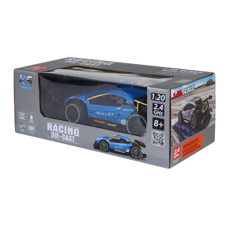 Автомобіль KS Drive на радіокеруванні  - Extreme Racing (2,4 ГГц, блакитний)