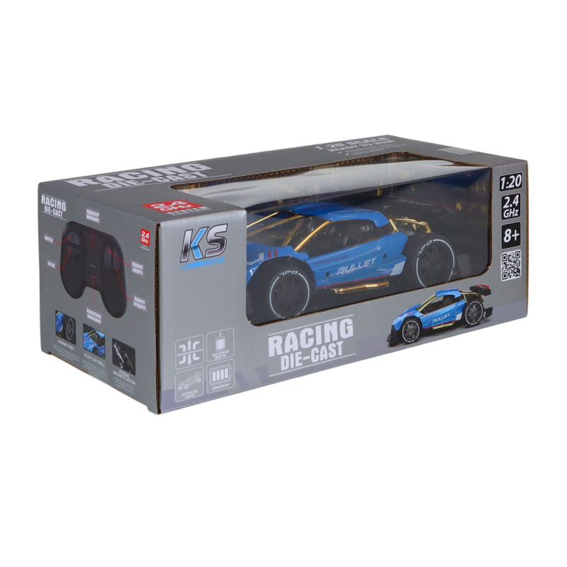Автомобіль KS Drive на радіокеруванні  - Extreme Racing (2,4 ГГц, блакитний)