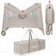 Манеж Lionelo MILLE PLUS GREY BEIGE