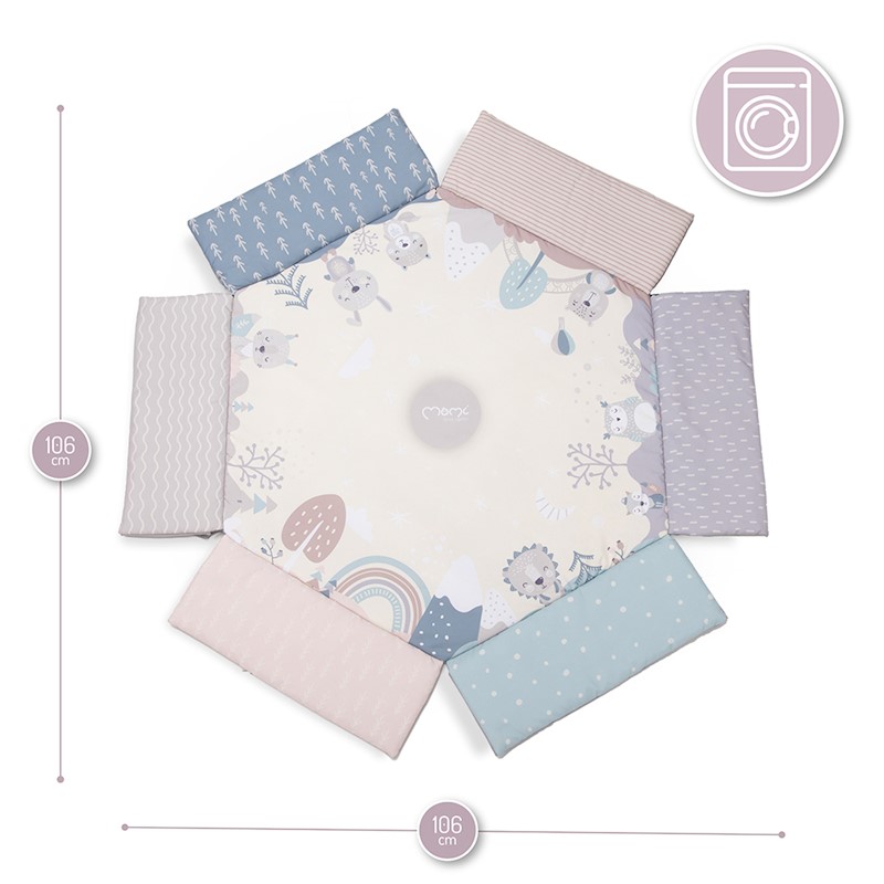 Розвиваючий килимок MoMi PASTEL