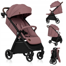 Прогулянкова коляска Lionelo INGRID PINK MUAVE