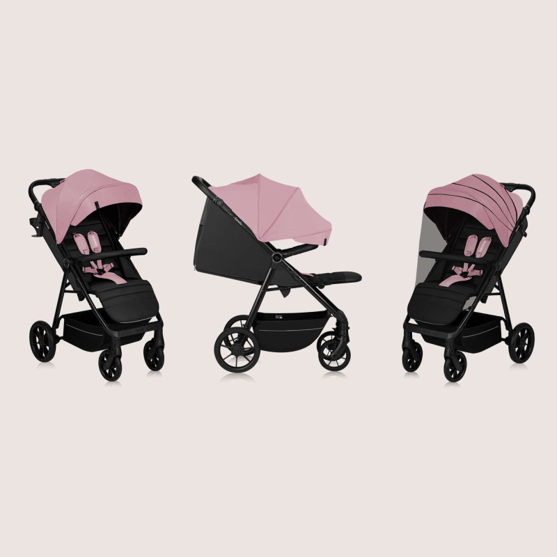 Прогулянкова коляска Lionelo MIRA PINK ROSE
