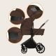 Універсальна коляска 3 в 1 Lionelo MIKA  PLUS 3IN1 MOCHA  MOUSSE
