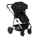 Універсальна коляска 2 в 1 Lionelo AMBER BLACK SILVER