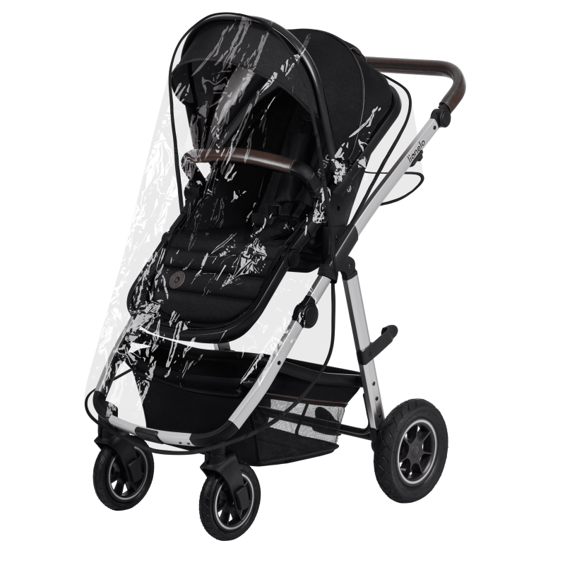 Універсальна коляска 3 в 1 Lionelo AMBER BLACK SILVER