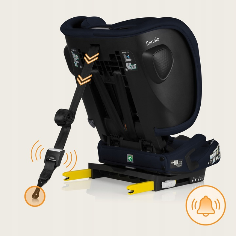 Дитяче автокрісло Lionelo NELLY I-SIZE BLACK CARBON
