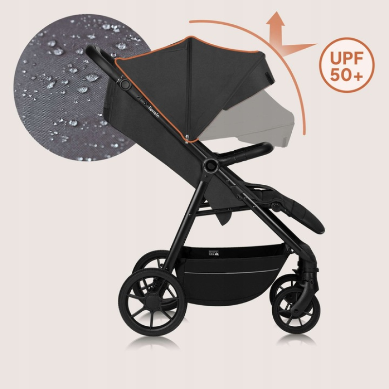 Прогулянкова коляска Lionelo MIRA GREY GRAPHITE
