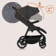 Прогулянкова коляска Lionelo MIRA GREY GRAPHITE