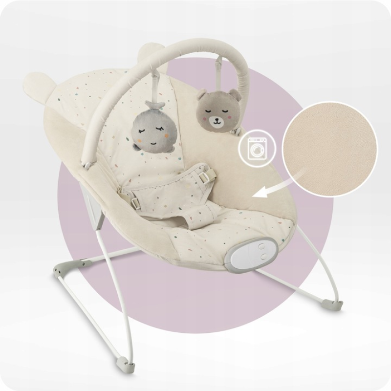 Крісло-гойдалка MoMi GLOSSY Beige