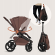 Універсальна коляска 2 в 1 Lionelo FREYA 2IN1 BROWN CHOCOLATE